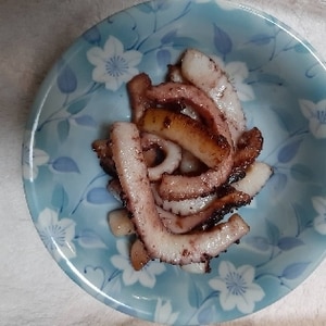 いかゲソのバター醤油炒め